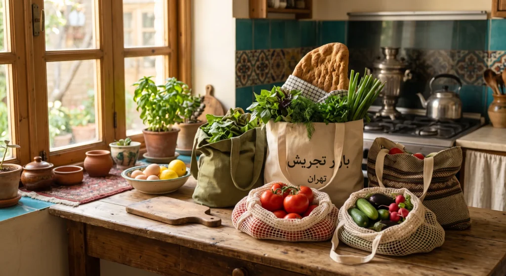 خرید برای یک سبک زندگی پایدار : تجربه‌ی استفاده از کیسه خرید پارچه‌ای