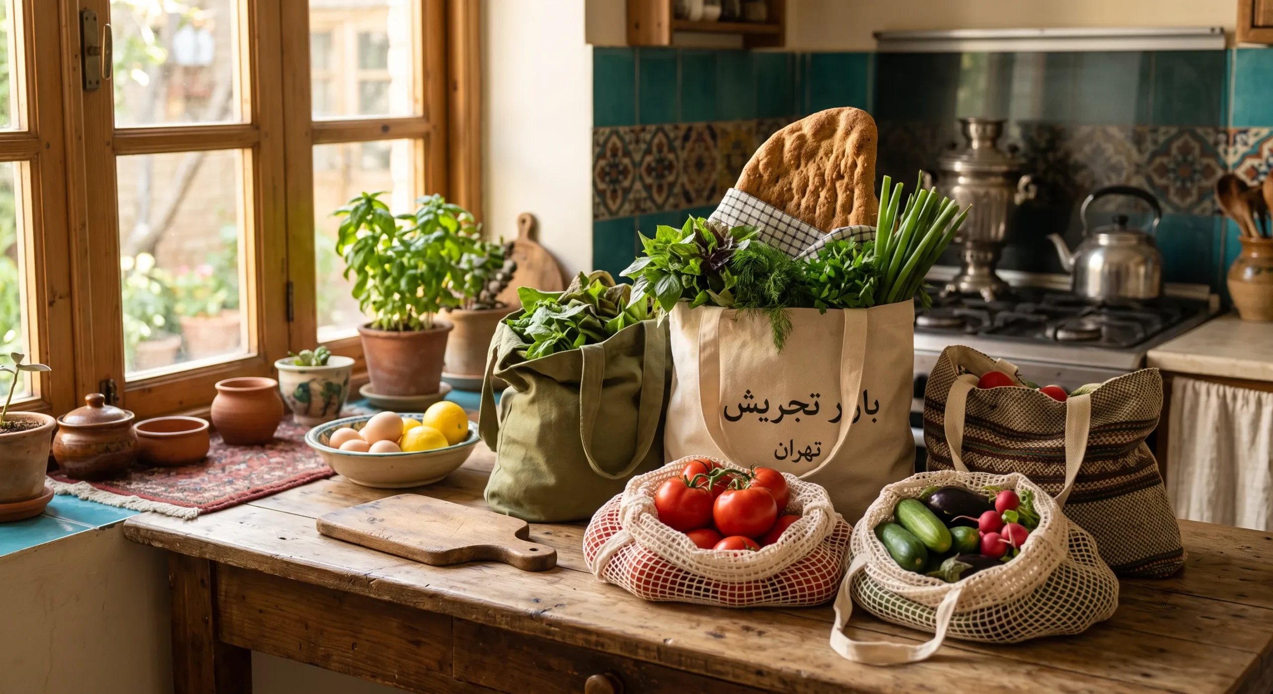 خرید برای یک سبک زندگی پایدار : تجربه‌ی استفاده از کیسه خرید پارچه‌ای